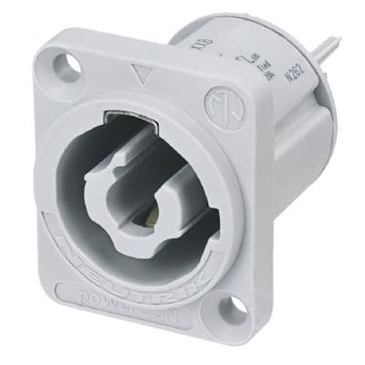 Neutrik NAC3MPXXB 3 Pin Male Powercon Mains Outlet Chassis Socket