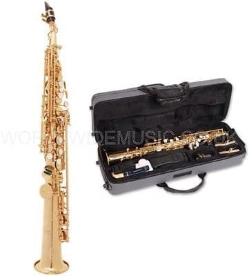 Odyssey OSS600 Premiere Bb Straight Soprano Saxophone Outfit with ABS Case