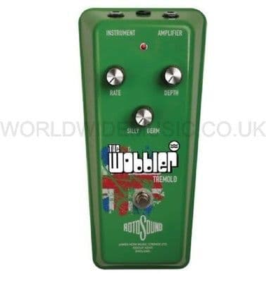 Rotosound RWB1 The Wobbler Tremolo Electric Guitar Effects FX Pedal