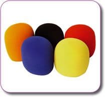 Set of 5 Coloured Microphone Foam Windshields