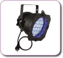 Showtec RGB PAR 56 Led Parcan Black Incl filter frame