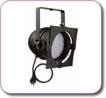 Showtec RGB Par 64 Led Parcan Black Incl Filter Frame