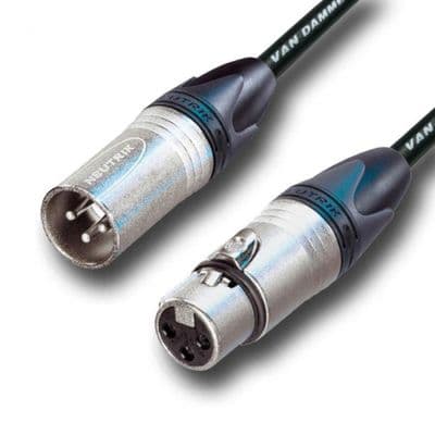 Starquad Microphone Cable - 10 metres - Neutrik XLR Plugs with choice of 10 colours