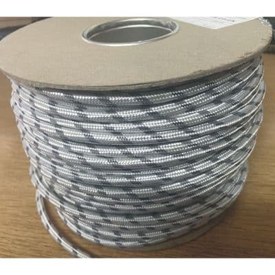 Steam Dry Iron Replacement Braided 3 Core Iron Flex Cable - SOLD BY THE METRE