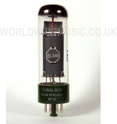 Tung-Sol EL34B Power Vacuum Tube / Valve