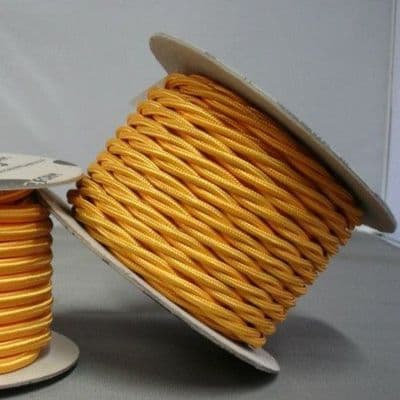 TWIST 3 Core Braided Fabric Cable Lighting Lamp Flex - SOUCI - 3 Amp