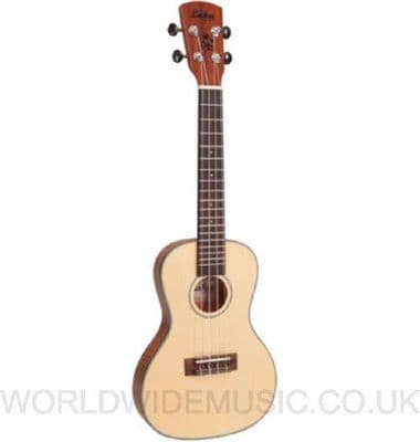 Vintage LAKA VUC85 Slim Body Concert Acoustic Ukulele - Spalted Maple  Brand New