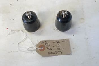 AJS NAC 12 REGAL RAPTOR L & R HANDLEBAR END WEIGHTS BIKE BREAKERS (CON-D)