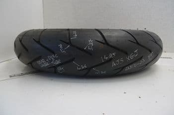 AJS TN25 250 BREAKING. REAR WHEEL & TYRE + DISC web-stock (LOC-D)
