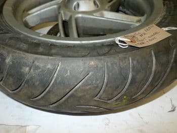 APRILIA ATLANTIC 125 FRONT WHEEL, DISC AND GOOD TYRE 110/90-13 #2(LOC-A)
