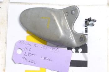 APRILIA RS 125 LEFT HEEL PLATE #1 (CON-D)