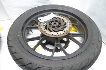 APRILIA RS4 125 BREAKING. REAR WHEEL  EBAY BREAKERS  #2  (LOC-C)