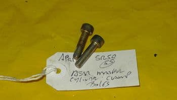 APRILIA SR 50 FACTORY FRONT BRAKE HANDLEBAR CLAMP BOLTS (67-A)