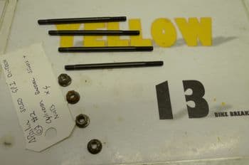 APRILIA SR50 GP1 DI-TECH CYLINDER BARREL STUDS & HEAD NUTS #2 (LOC-A)