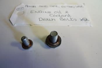 APRILIA SR50 GP1 DI-TECH ENGINE OIL & COOLANT DRAIN BOLTS X2 #2 (LOC-A)