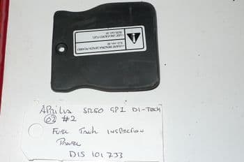 APRILIA SR50 GP1 DI-TECH FUEL TANK INSPECTION PANEL DIS 101799 #2(LOC-A)