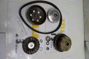 APRILIA SR50 GP1 DI-TECH VARIATOR ASSEMBLY, BELT, PULLEYS ETC #2 (LOC-A)