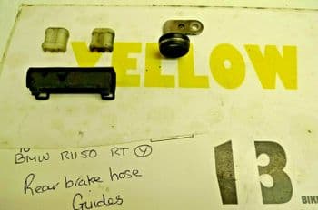 BMW R1150 RT BREAKING.. REAR BRAKE HOSE GUIDES (LOC-F)
