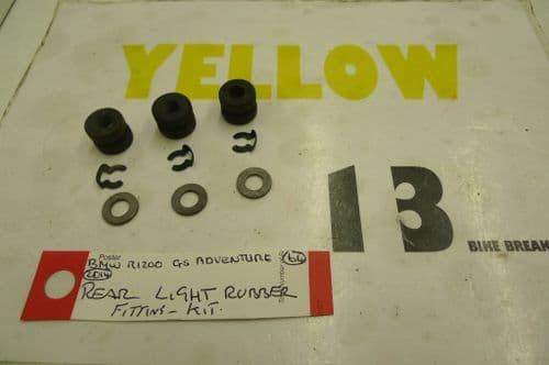 BMW R1200GS ADVENTURE  REAR LIGHT RUBBERS FITTING KIT  #1  (LOC-C)