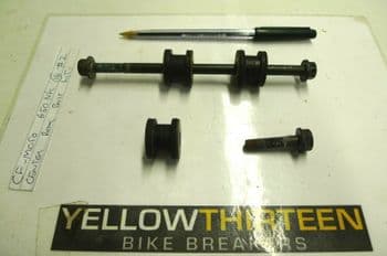 CF MOTO 650 NK NAKED EXHAUST CENTRE BOX BOLT KIT YELLOW 13 #1(LOC-F)
