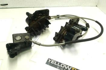 CF MOTO 650 NK NAKED FRONT BRAKE SYSTEM YELLOW 13 BIKE BREAKERS #1(LOC-F)