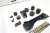 CF MOTO 650 NK NAKED FUEL TANK RUBBERS + FIT KIT YELLOW 13 #1(LOC-F)