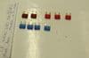 CF MOTO 650 NK NAKED FUSE BOX FUSES x 9 OEM YELLOW 13 BREAKERS #1(LOC-F)
