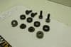 CF MOTO 650 NK NAKED  L+R PILLION GRAB RAIL BOLT KIT    YELLOW 13   #1(LOC-F)