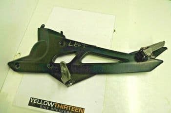 CF MOTO 650 NK NAKED  LEFT FOOT HANGER & PEGS    YELLOW 13 BREAKERS    #1(LOC-F)