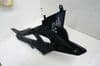 CF MOTO 650 NK NAKED LEFT FOOT HANGER & PEGS YELLOW 13 BREAKERS #1(LOC-F)