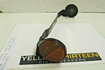 CF MOTO 650 NK NAKED REAR LICENCE HOLDER + AMBER REFLECTORS #1(LOC-F)