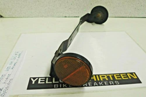 CF MOTO 650 NK NAKED REAR LICENCE HOLDER + AMBER REFLECTORS #1(LOC-F)