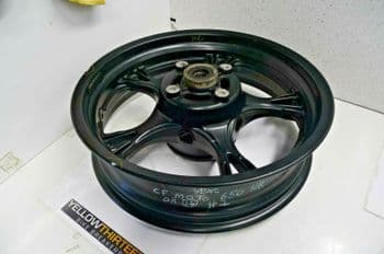 CF MOTO 650 NK NAKED REAR WHEEL YELLOW 13 BIKE BREAKERS #1(LOC-F)