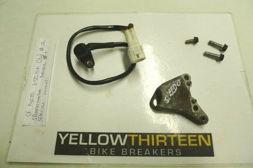CF MOTO 650 NK NAKED  SPEEDOMETER SENSOR & SPECIAL MOUNT   YELLOW 13   #1(LOC-F)