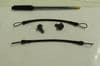 CF MOTO 650 NK NAKED  UNDER SEAT LUGGAGE TIE WIRES x 2     YELLOW 13   #1(LOC-F)