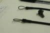 CF MOTO 650 NK NAKED UNDER SEAT LUGGAGE TIE WIRES x 2 YELLOW 13 #1(LOC-F)