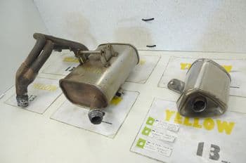 CF MOTO CF650 - 2 TR EXHAUST SYSTEM - 3 PARTS - FULL. (LOC-C)