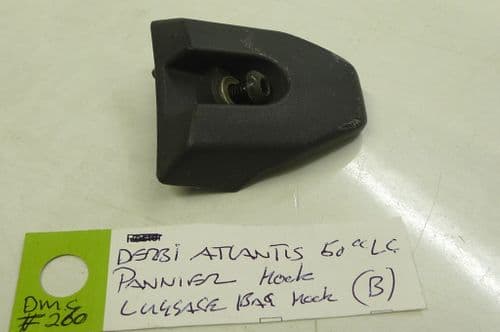 DERBI ATLANTIS 50 cc LC,  PANNIER HOOK  00G06301101 LUGGAGE HOOK (B)  #260 (U4R)