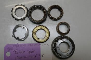HONDA CB1300 BREAKING. BOTTOM YOKE SPECIAL NUT KIT (LOC-C)
