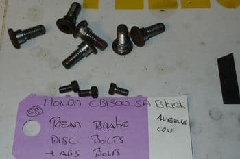 HONDA CB1300 BREAKING. REAR BRAKE DISC BOLTS/ABS RING BOLTS (LOC-C)