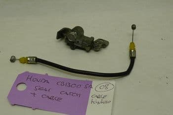 HONDA CB1300 BREAKING. SEAT CATCH & CABLE (LOC-C)