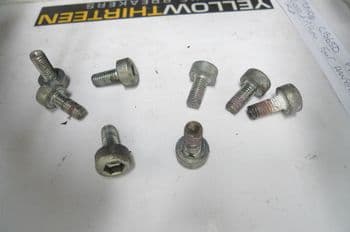 HONDA CB650 F RIDER & PILLION FOOT HANGER BOLTS x8 (LOC-F)