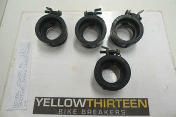 HONDA CB650 F THROTTLE BODY INLET RUBBERS x4 TB SIDE MJE (LOC-F)