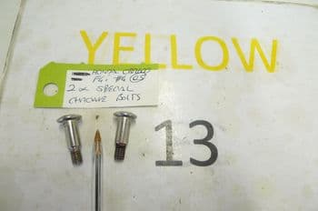 HONDA CBR600 F4 i  2 x SPECIAL CHROME BOLTS  #4 (LOC-D)