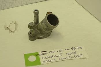 HONDA CBR600 F4 i  ALLOY COOLANT HOSE CONNECTOR  #4 (LOC-D)