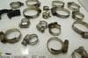 HONDA CBR600 F4 i  COOLANT HOSE PIPE CLIPS ASSORTMENT  #4 (LOC-D)