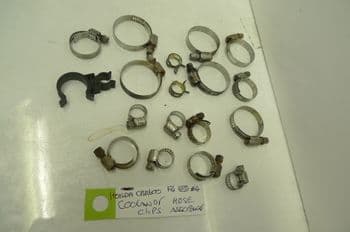 HONDA CBR600 F4 i COOLANT HOSE PIPE CLIPS ASSORTMENT #4 (LOC-D)