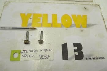 HONDA CBR600 F4 i  STARTER MOTOR BOLTS  #4 (LOC-D)