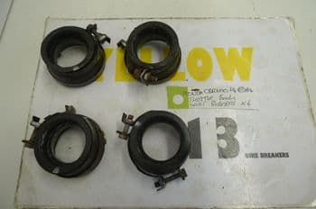 HONDA CBR600 F4 i THROTTLE BODY INLET RUBBERS x 4 #4 (LOC-D)