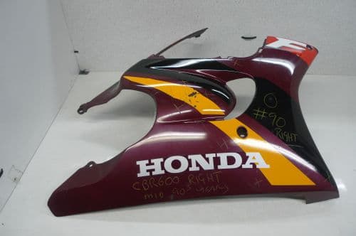 HONDA CBR600,  RIGHT SIDE MAIN FAIRING  #90 (U4R)